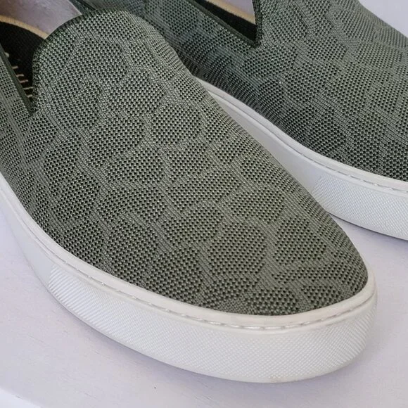 Rothy’s Women's The Original Safari Print Olive Green Slip On Casual Sneaker 12 - Picture 7 of 16